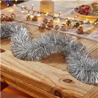 Smart Garden Deluxe Tinsel Garland, 2m, Silver