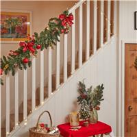 Smart Garden Classic Noel Garland, 180cm, Green & Red