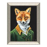 Dapper Fox by Louise Brown Framed Picture, 72x92cm