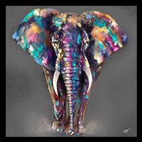 Hugo by Louise Luton Framed Picture, 74x74cm