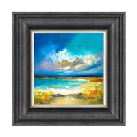 Cornish Coastline by Anna Schofield Framed Picture, 46x46cm
