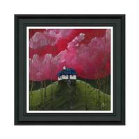 Cherry Top Cottage by Geoff Beckett Framed Picture, 49x49cm