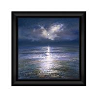 Moonlight Over The Sea, 94x94cm