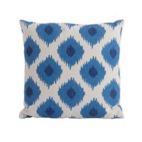 Bramblecrest Weather Resistant Outdoor Cushion, Blue Lattice