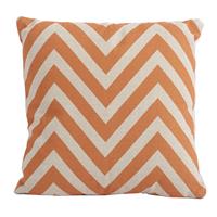 Bramblecrest Outdoor Cushion, Chevron Orange