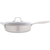 Stellar Stellar Zero 30cm Saute Pan, 30cm, Stainless Steel