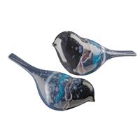 Poole Pottery Celestial Birds, Set of 2