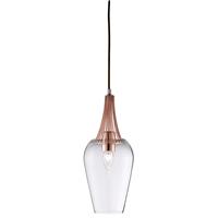 Searchlight Whisk Pendant Light, Copper