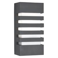 Searchlight Outdoor Grilled Wall Light, Grey
