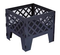 Casa Square Metal Grid Fire Pit