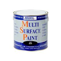 Bedec Soft Gloss Multi Surface Paint, 250ml, Black