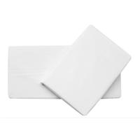 Catherine Lansfield Easy Iron Percale Fitted Sheet, Double, White