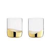 Anton Studio Design Wave DOF Tumblers, Set of 2, Gold