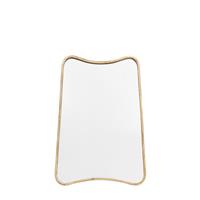 Gallery Kurva Rectangular Mirror, 81x61cm, Gold