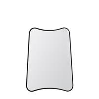 Gallery Kurva Rectangular Mirror, 81x61cm, Black