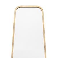 Gallery Kurva Leaner Mirror, 123x56cm, Gold