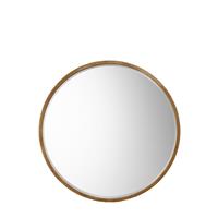 Gallery Higgins Round Mirror, 80x80cm, Antique Gold