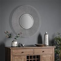Gallery Stafford Mirror, Silver