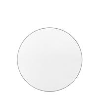 Gallery Bowie Round Mirror, 80x80cm, Silver