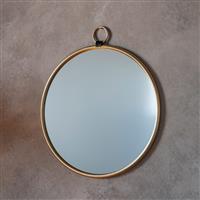 Gallery Bayswater Round Mirror, 70x61cm, Gold