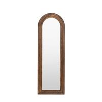 Gallery Beaufort Wooden Arch Mirror, 163x54cm, Brown