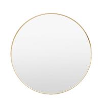 Gallery Holworth Round Mirror, 80x80cm, Gold