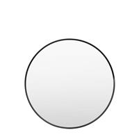 Gallery Holworth Round Mirror, 60x60cm, Black