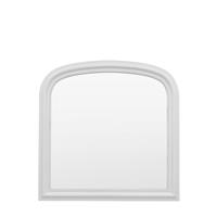 Gallery Sherwood Overmantle Mirror, 94x94cm, Stone