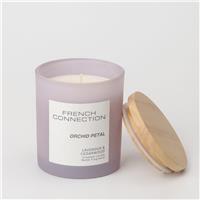 French Connection Orchid Petal Candle, 200g, Purple