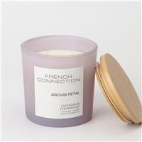 French Connection Orchid Petal Candle, 322g, Purple