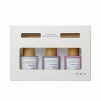 French Connection Pastel Reed Diffusers, 3 x 50g, Multicolour