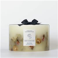 French Connection Cherry Blossom & Rose Candle, 1.5kg, White Floral