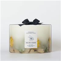 French Connection Lemon, Neroli, Cedarwood Candle, 1.5kg, White Floral
