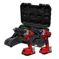 Olympia Tools OLPX20STP2 Combi & Impact Drill, Twin Pack