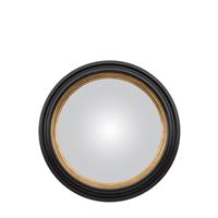 Gallery Rockbourne Convex Mirror, 63x63cm, Black