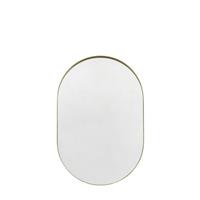 Gallery Hurston Elipse Mirror, 90x60cm, Champagne
