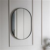 Gallery Hurston Elipse Mirror, 90x60cm, Black