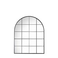 Gallery Hampstead Arch Mirror, 95x76cm, Black