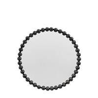 Gallery Ceretti Round Mirror, 80x80cm, Black