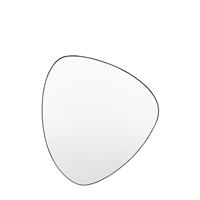 Gallery Caesars Free Form Mirror, 85x75cm, Black