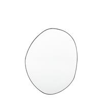 Gallery Caesars Free Form Mirror, 90x70cm, Black