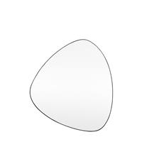 Gallery Caesars Free Form Mirror, 70x60cm, Black