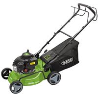 Draper LMP410SP Self-Propelled Steel Deck Petrol Lawn Mower, 420mm
