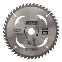 Draper TCT Wood Circular Saw Blade, 48T
