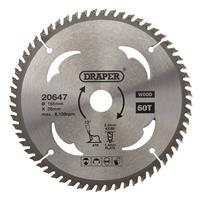 Draper TCT Wood Circular Saw Blade, 60T