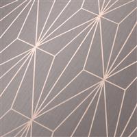Muriva Kayla Wallpaper, Grey & Rose Gold