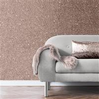 Muriva Sparkle Wallpaper, Rose Gold