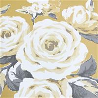 Catherine Lansfield Canterbury Floral Wallpaper, Yellow & Grey