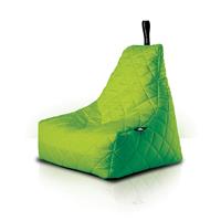 Extreme Lounging Mighty B-Bag Quilted Weather Resistant Outdoor Bean Bag, Lime