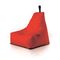 Extreme Lounging Mighty B-Bag Quilted Weather Resistant Outdoor Bean Bag, Red